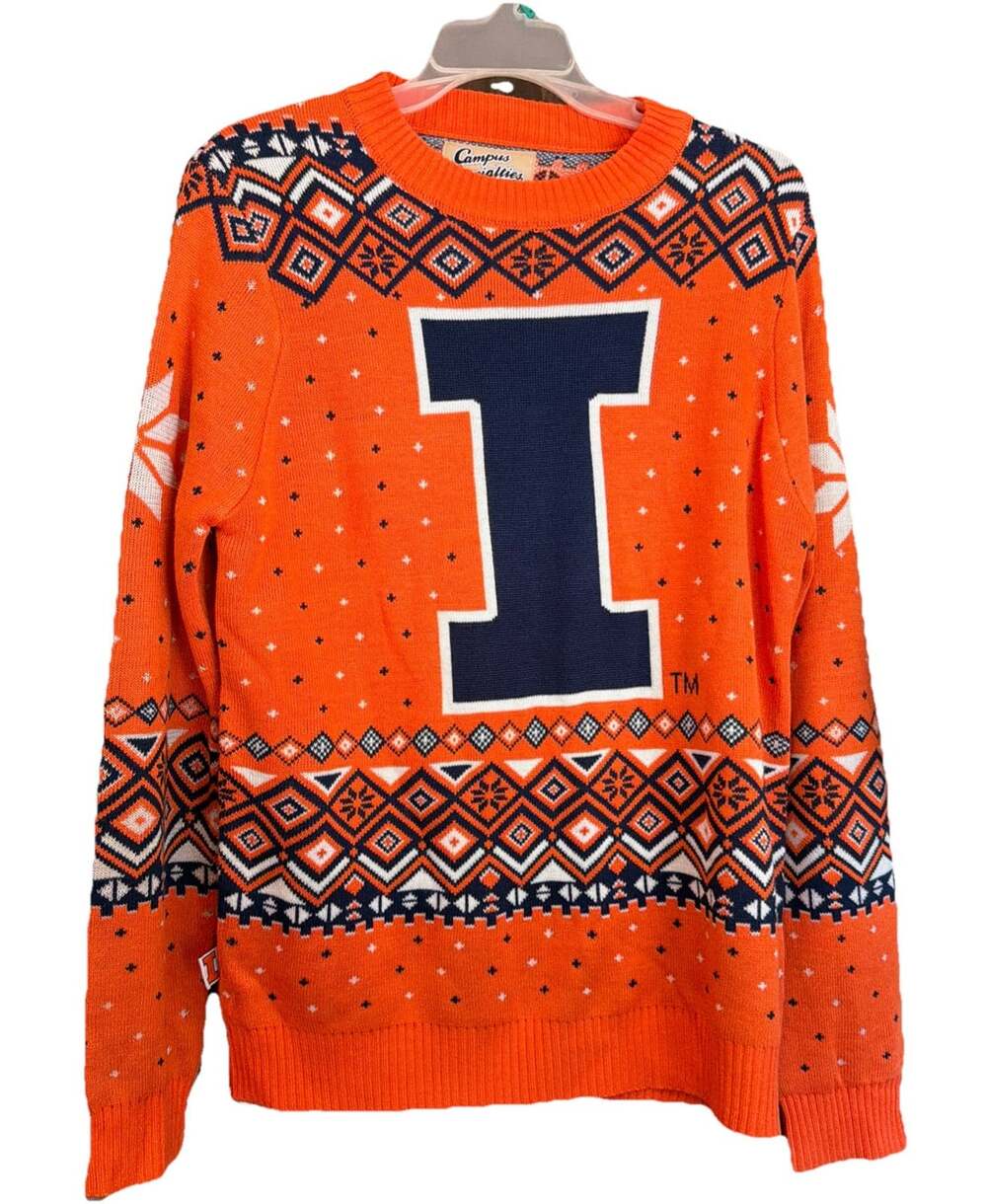 Fighting University of Illinois sweater campus specialties college pride